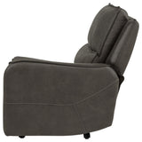 Marcell Gray RAF Power Recliner with USB Charging from Coaster - Luna Furniture