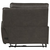 Marcell Gray RAF Power Recliner with USB Charging from Coaster - Luna Furniture