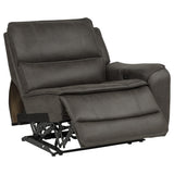 Marcell Gray 3-Piece Transitional Power Reclining Sofa with USB Charging from Coaster - Luna Furniture