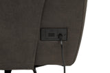 Marcell Gray 3-Piece Power Reclining Loveseat with Charging Console from Coaster - Luna Furniture