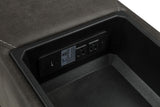 Marcell Gray 3-Piece Power Reclining Loveseat with Charging Console from Coaster - Luna Furniture