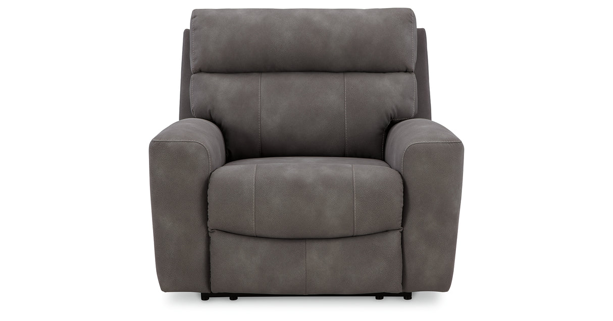 Next-Gen DuraPella Slate Power Recliner from Ashley - Luna Furniture