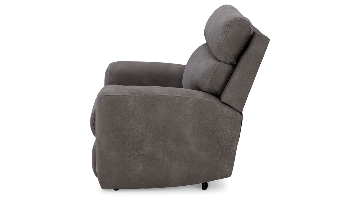 Next-Gen DuraPella Slate Power Recliner from Ashley - Luna Furniture