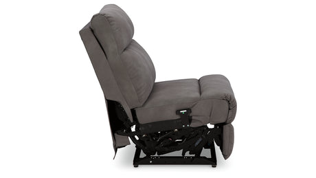 Next-Gen DuraPella Slate Power Armless Recliner from Ashley - Luna Furniture