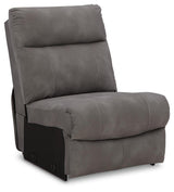 Next-Gen Durapella Slate 5-Piece Power Reclining Sectional from Ashley Furniture - Luna Furniture
