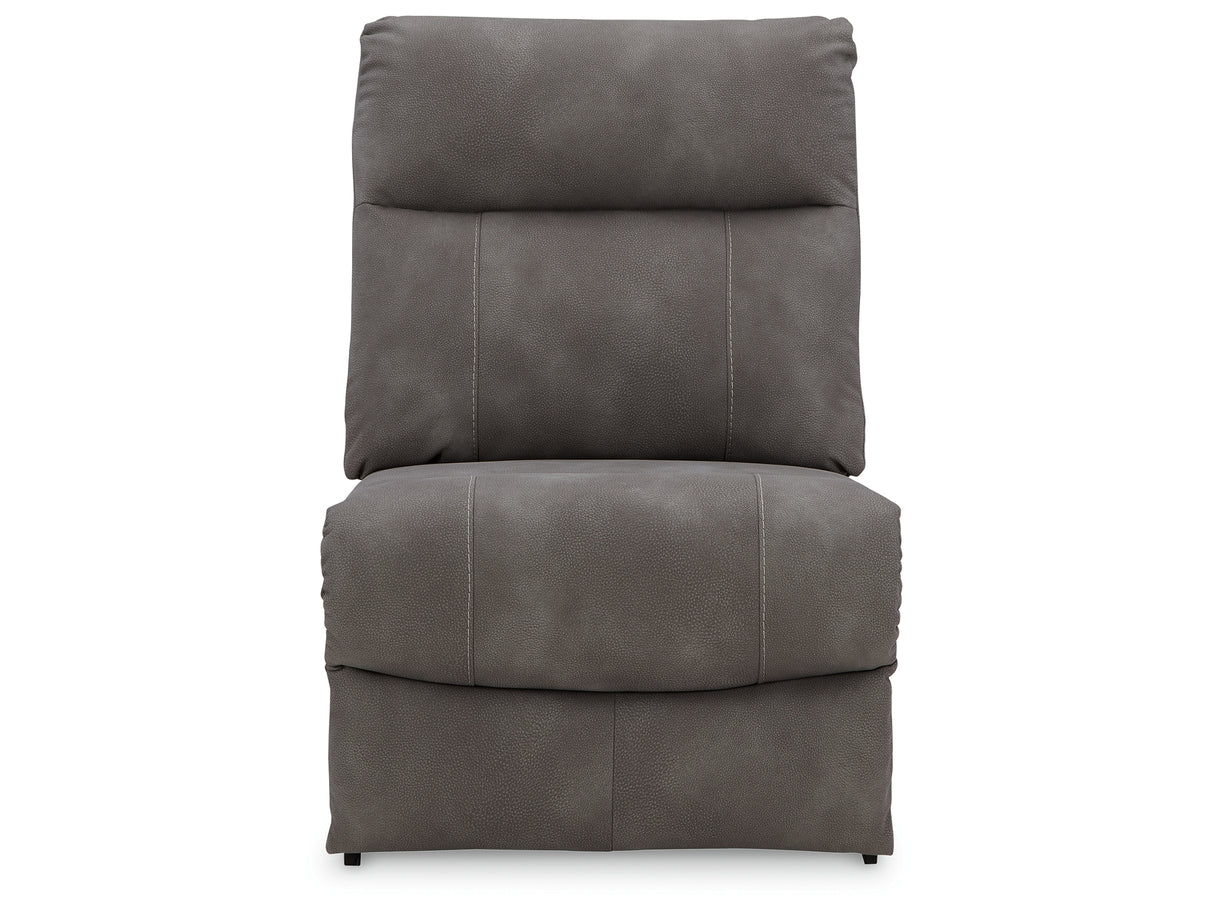 Next-Gen DuraPella Slate Armless Chair from Ashley Furniture - Luna Furniture