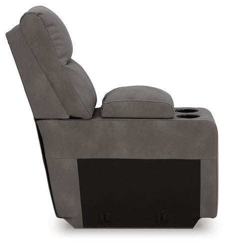 Next-Gen Durapella Slate 5-Piece Power Reclining Sectional from Ashley Furniture - Luna Furniture