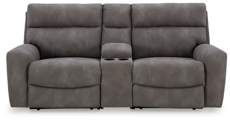 Next-Gen DuraPella Slate 2-Piece Power Reclining Set from Ashley Furniture - Luna Furniture