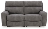 Next-Gen DuraPella Slate 2-Piece Power Reclining Set from Ashley - Luna Furniture