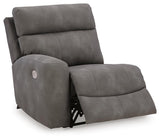 Next-Gen Durapella Slate 4-Piece Power Reclining Sectional from Ashley Furniture - Luna Furniture