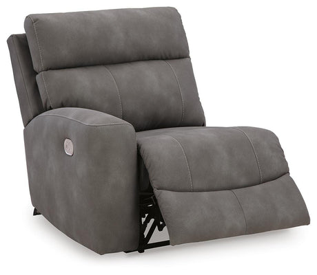 Next-Gen Durapella Slate 4-Piece Power Reclining Sectional from Ashley Furniture - Luna Furniture