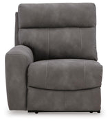 Next-Gen Durapella Slate 5-Piece Power Reclining Sectional from Ashley Furniture - Luna Furniture