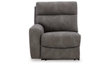 Next-Gen DuraPella Slate Left-Arm Facing Power Recliner from Ashley Furniture - Luna Furniture