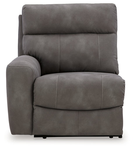 Next-Gen Durapella Slate 4-Piece Power Reclining Sectional from Ashley - Luna Furniture