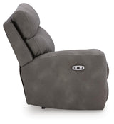 Next-Gen Durapella Slate 4-Piece Power Reclining Sectional from Ashley Furniture - Luna Furniture