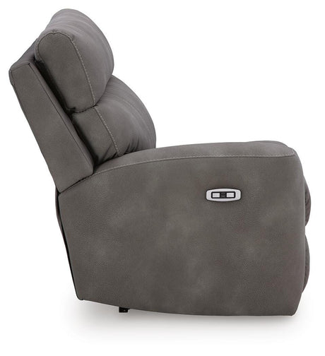 Next-Gen Durapella Slate 4-Piece Power Reclining Sectional from Ashley Furniture - Luna Furniture