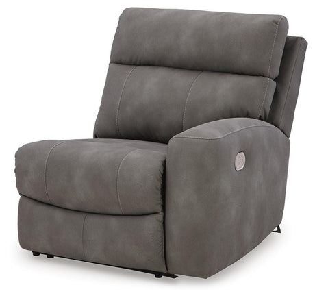 Next-Gen Durapella Slate 5-Piece Power Reclining Sectional from Ashley Furniture - Luna Furniture
