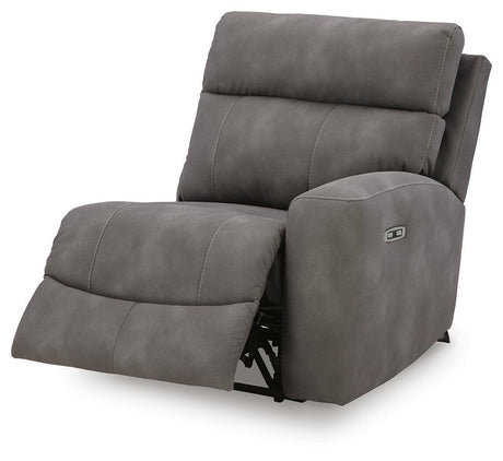 Next-Gen Durapella Slate 4-Piece Power Reclining Sectional from Ashley Furniture - Luna Furniture