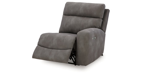 Next-Gen Durapella Slate 4-Piece Power Reclining Sectional from Ashley - Luna Furniture