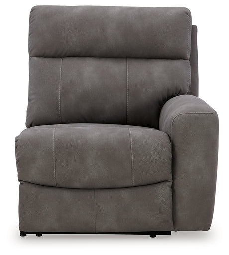 Next-Gen Durapella Slate 5-Piece Power Reclining Sectional from Ashley - Luna Furniture