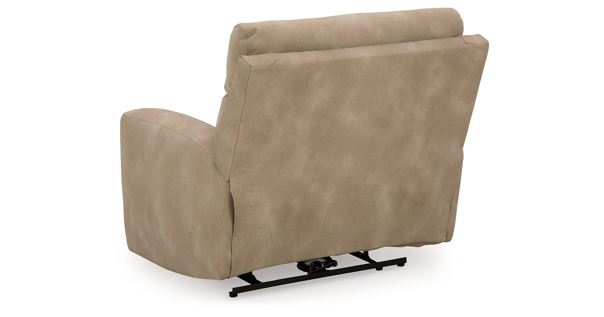 Next-Gen DuraPella Sand Power Recliner from Ashley - Luna Furniture