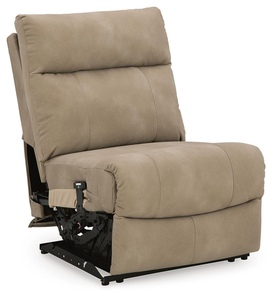 Next-Gen Durapella Sand 4-Piece Power Reclining Sectional from Ashley - Luna Furniture