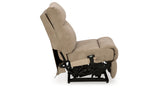Next-Gen DuraPella Sand Power Armless Recliner from Ashley Furniture - Luna Furniture
