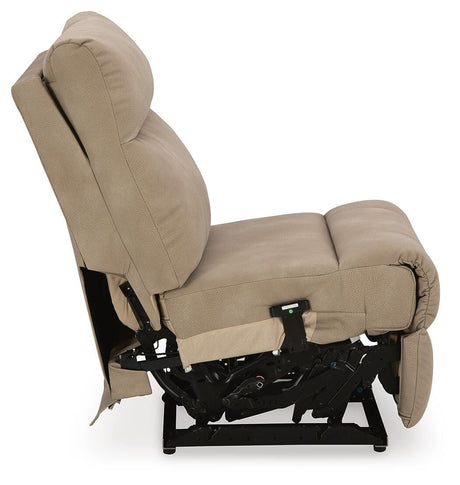 Next-Gen Durapella Sand 4-Piece Power Reclining Sectional from Ashley - Luna Furniture