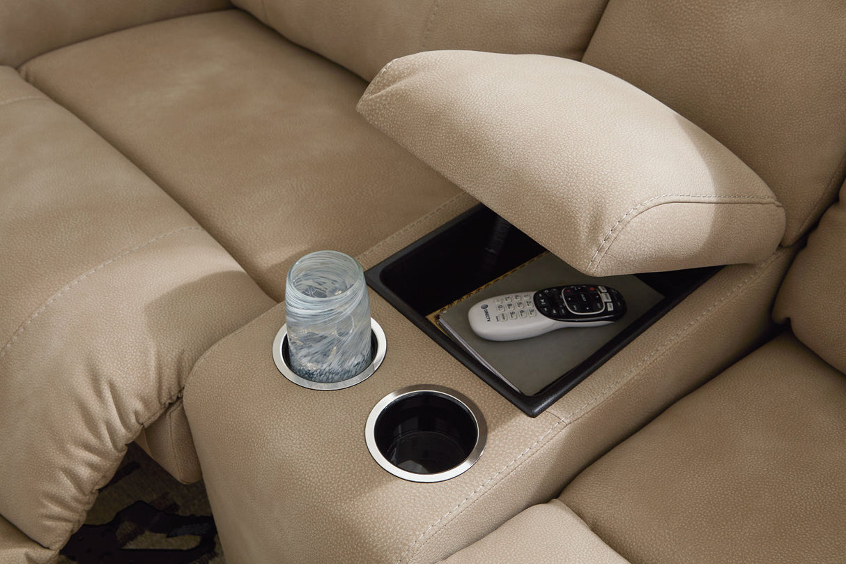 Next-Gen DuraPella Sand 6-Piece Power Reclining Sectional from Ashley - Luna Furniture