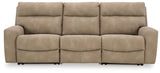 Next-Gen DuraPella Sand 3-Piece Power Reclining Sectional Sofa from Ashley - Luna Furniture