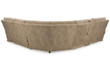 Next-Gen DuraPella Sand 6-Piece Power Reclining Sectional from Ashley - Luna Furniture