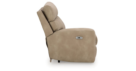 Next-Gen DuraPella Sand Left-Arm Facing Power Recliner from Ashley - Luna Furniture