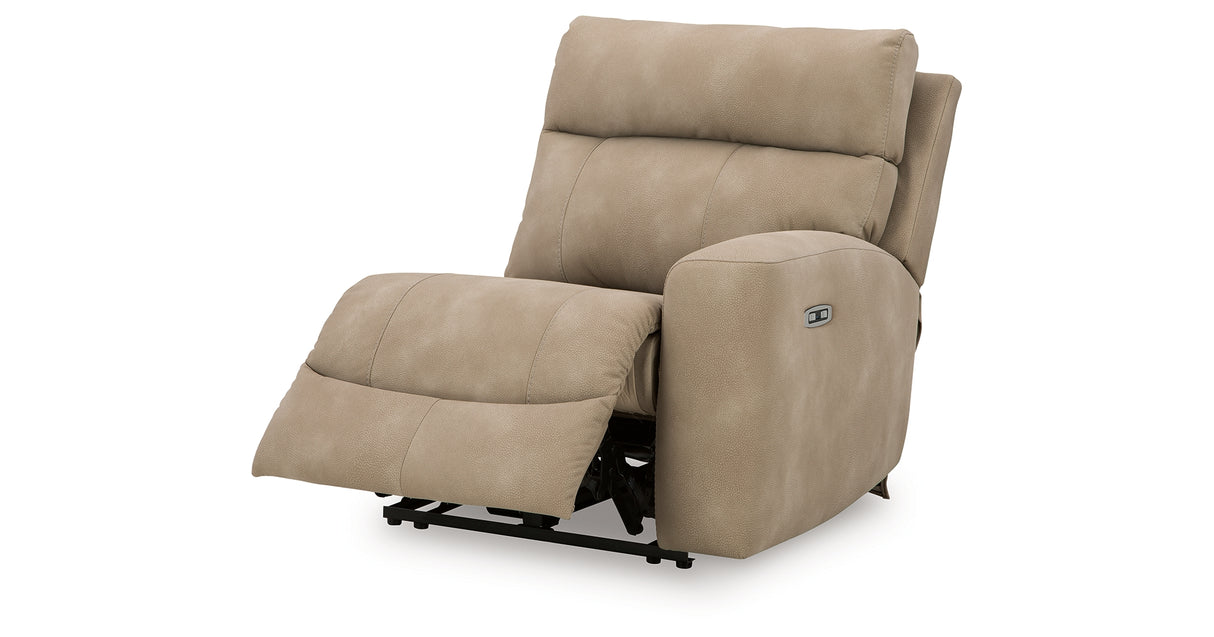 Next-Gen DuraPella Sand Right-Arm Facing Power Recliner from Ashley Furniture - Luna Furniture