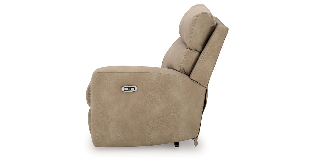 Next-Gen DuraPella Sand Right-Arm Facing Power Recliner from Ashley Furniture - Luna Furniture