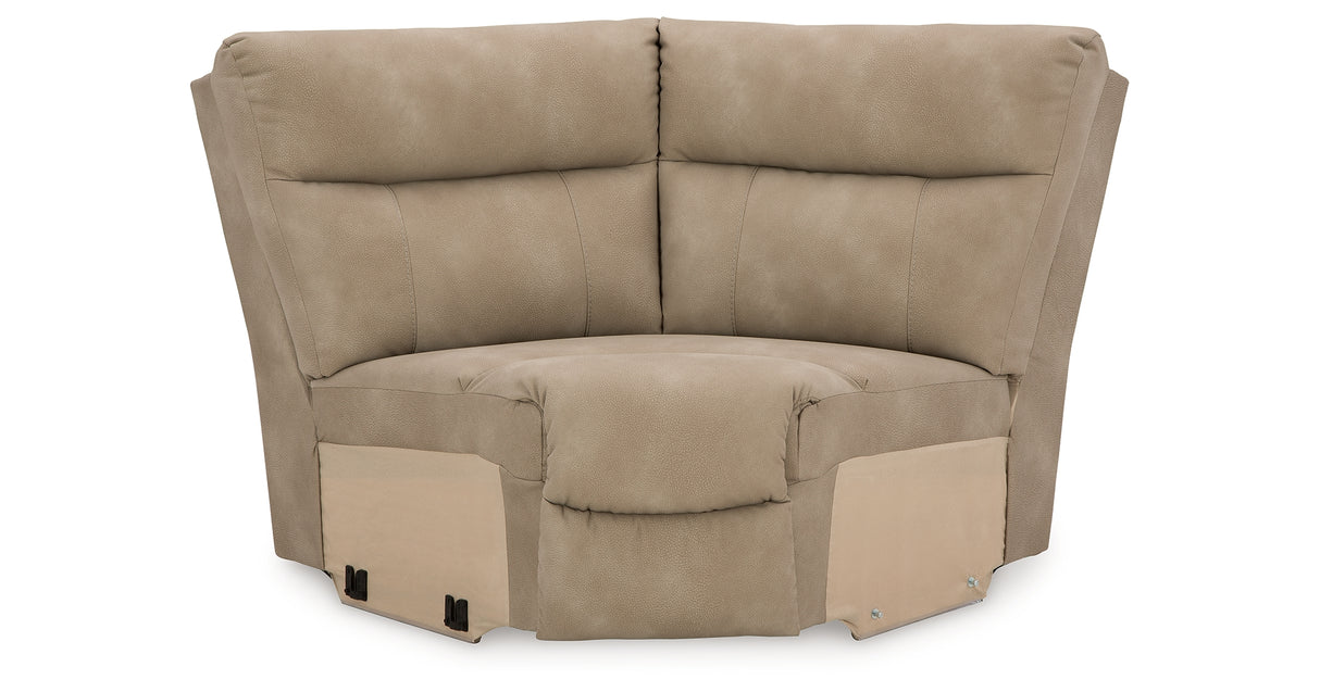 Next-Gen DuraPella Sand 6-Piece Power Reclining Sectional from Ashley Furniture - Luna Furniture