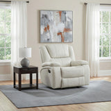 Camila White Upholstered Glider Recliner Chair from Coaster - Luna Furniture