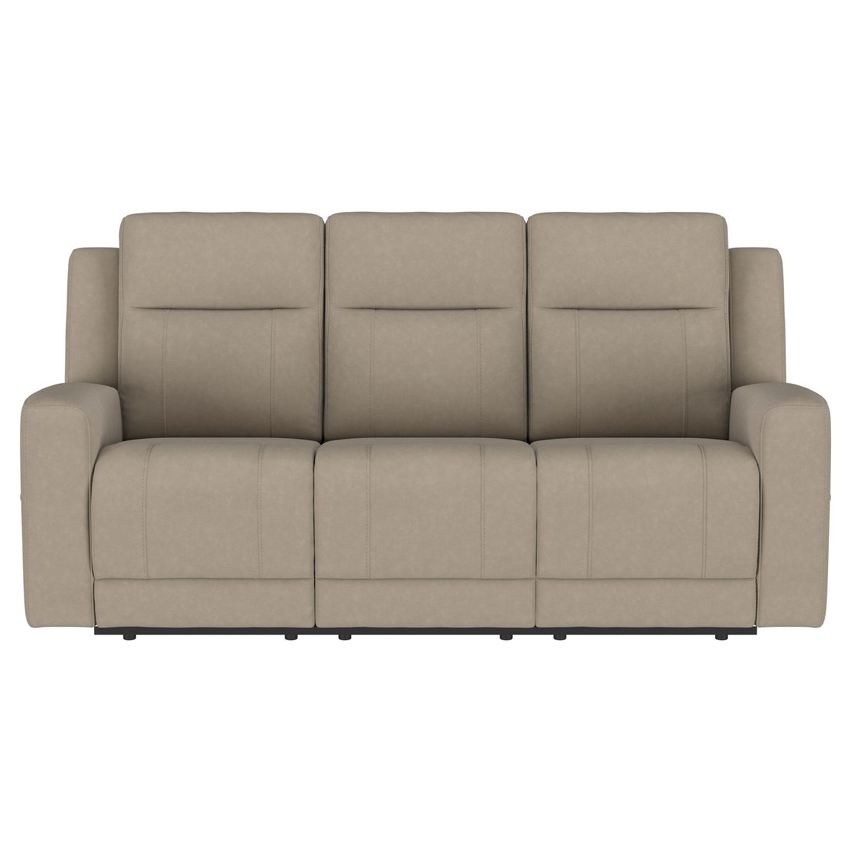 Brentwood Taupe 3-Piece Upholstered Motion Reclining Sofa Set from Coaster - Luna Furniture