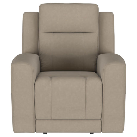 Brentwood Taupe 3-Piece Upholstered Motion Reclining Sofa Set from Coaster - Luna Furniture