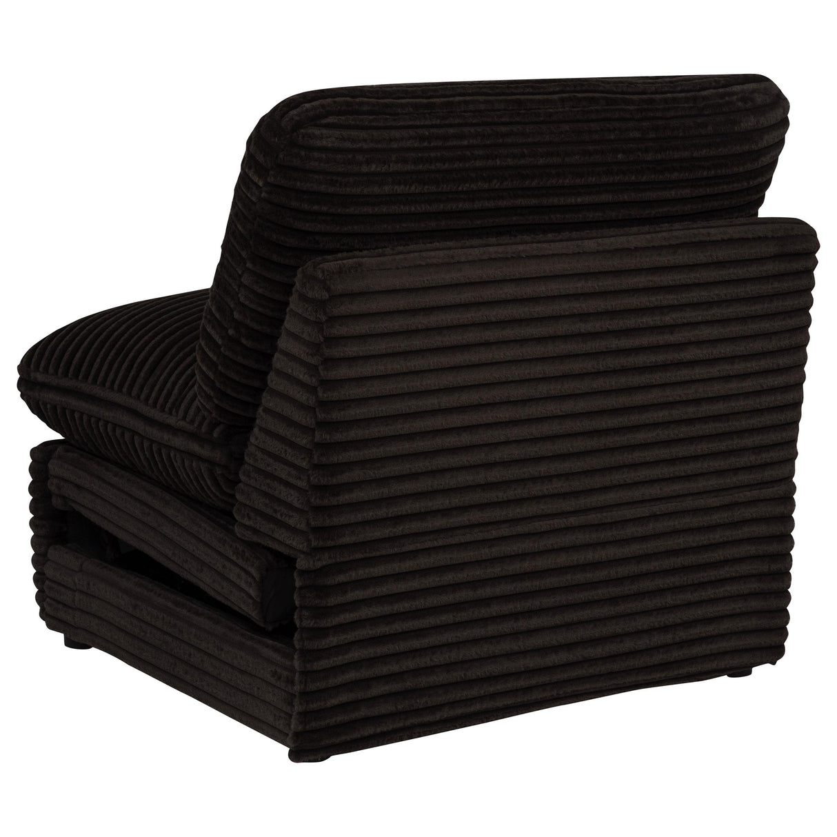 Collins Chocolate Brown Modular Power Armless Recliner from Coaster - Luna Furniture