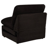 Collins Chocolate Brown Modular Power Armless Recliner from Coaster - Luna Furniture