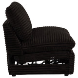 Collins Chocolate Brown Modular Power Armless Recliner from Coaster - Luna Furniture