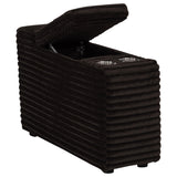 Collins Chocolate Brown Upholstered Modular Storage Console from Coaster - Luna Furniture