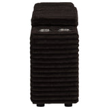Collins Chocolate Brown Upholstered Modular Storage Console from Coaster - Luna Furniture