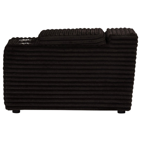 Collins Chocolate Brown Upholstered Modular Storage Console from Coaster - Luna Furniture