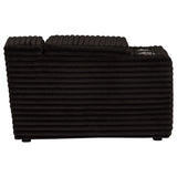 Collins Chocolate Brown Upholstered Modular Storage Console from Coaster - Luna Furniture
