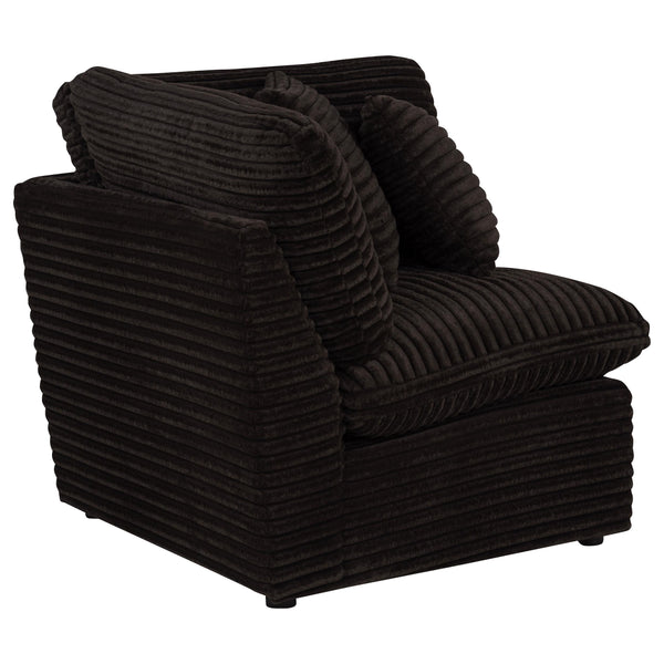 Collins Chocolate Brown Modular Corner Chair