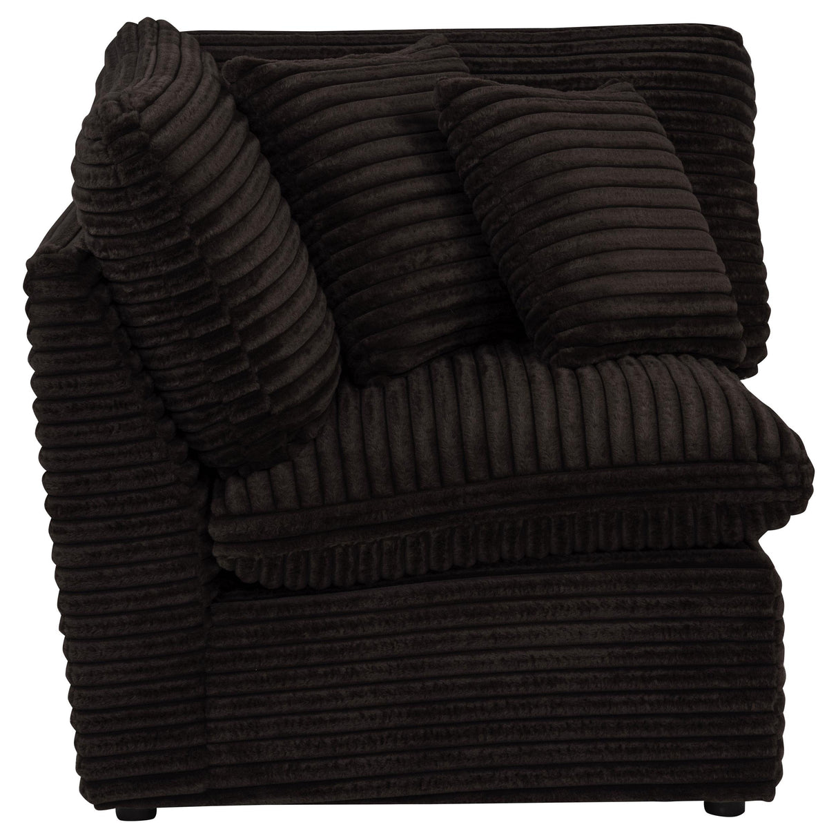 Collins Chocolate Brown Modular Corner Chair from Coaster - Luna Furniture