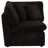Collins Chocolate Brown Modular Corner Chair from Coaster - Luna Furniture