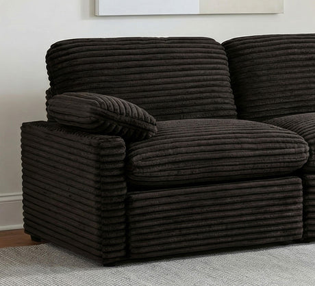 Collins Chocolate Brown Modular LAF Power Recliner from Coaster - Luna Furniture