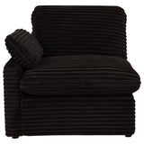 Collins Chocolate Brown Modular LAF Power Recliner from Coaster - Luna Furniture